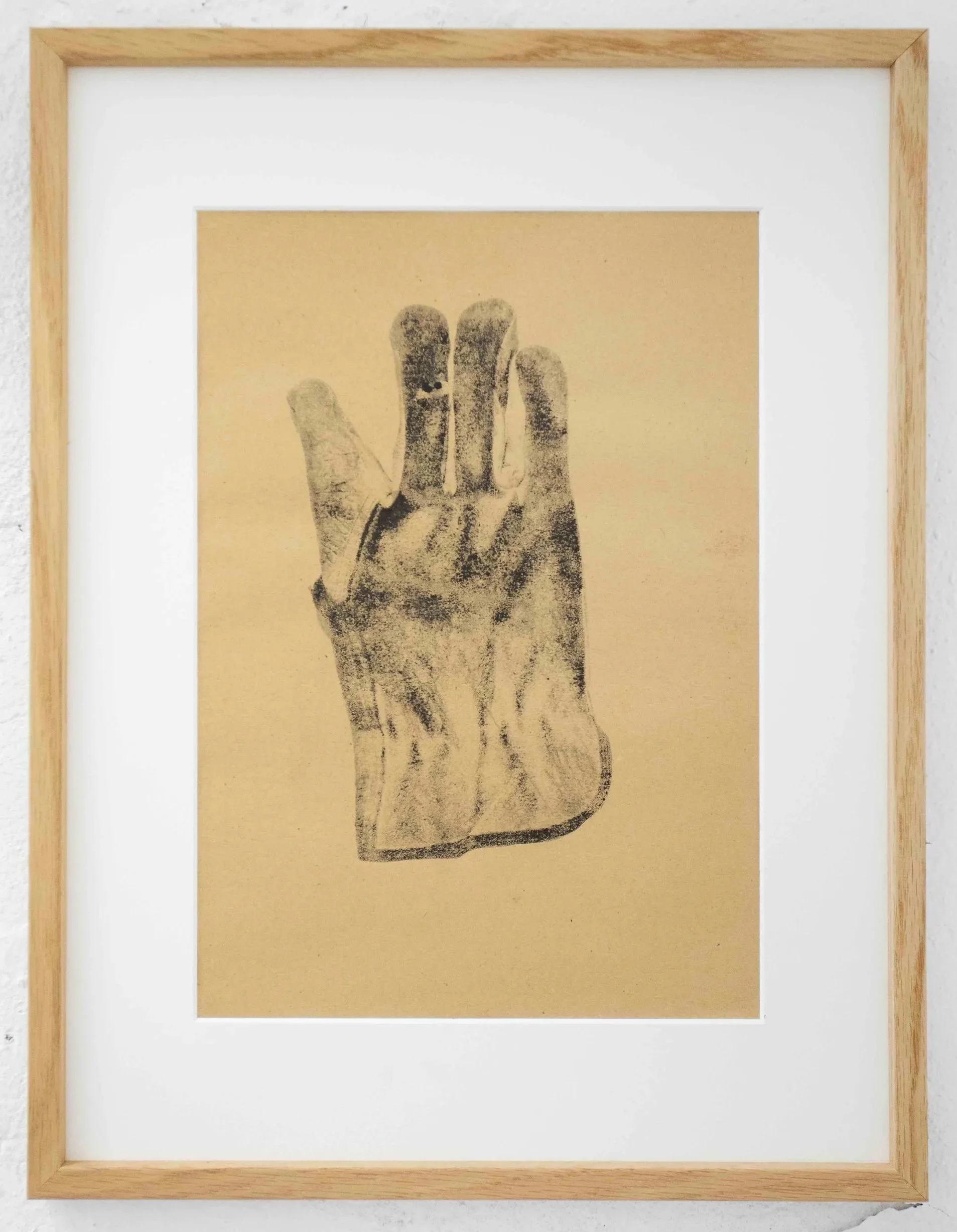 *My Other's Hand*, 2022. Encre sur papier / 42 x 32 cm (cadre inclus).