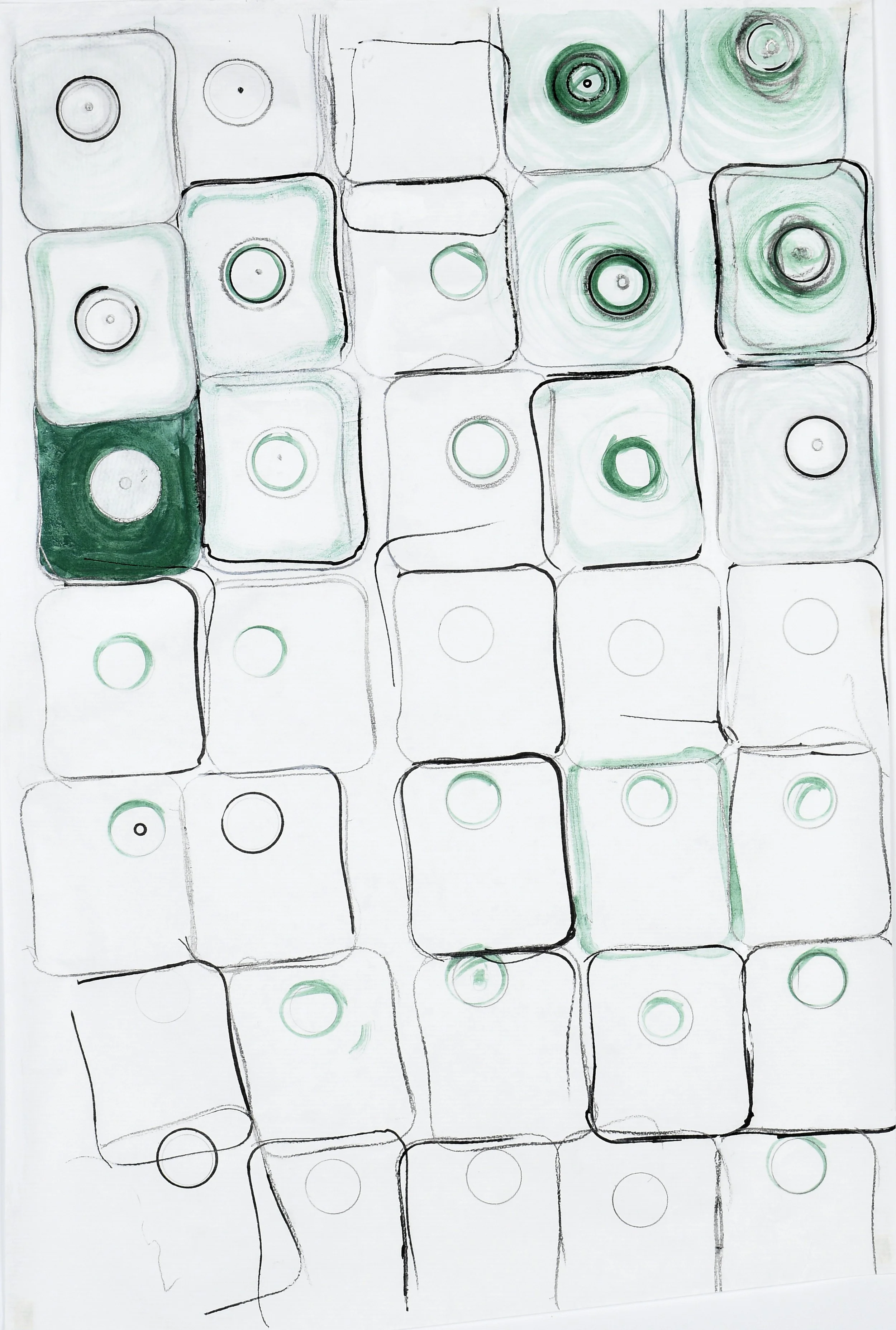 *Valise d’eau*, 2021. Technique mixte / 50 x 80 cm.