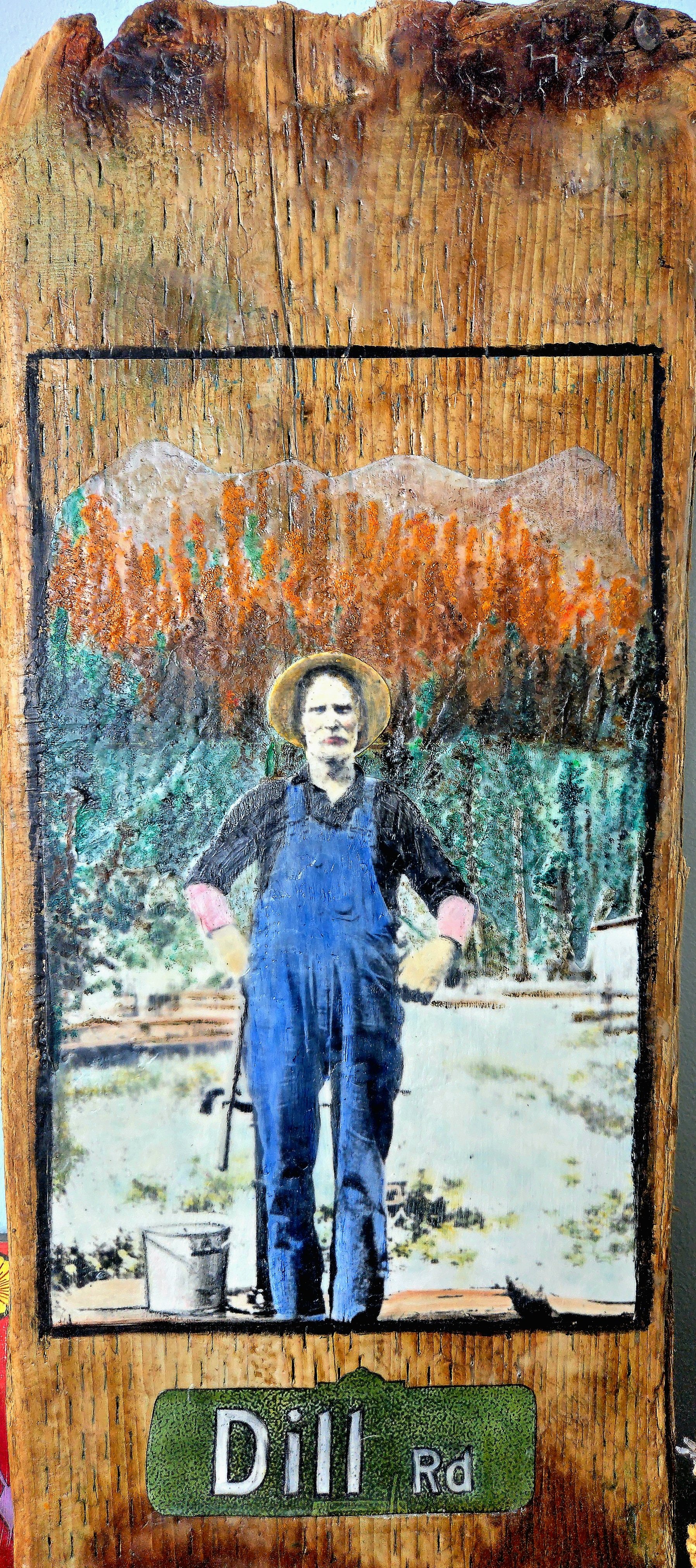 Mr. Dill
Encaustic/oil on drift wood found on Lopez Island
2025