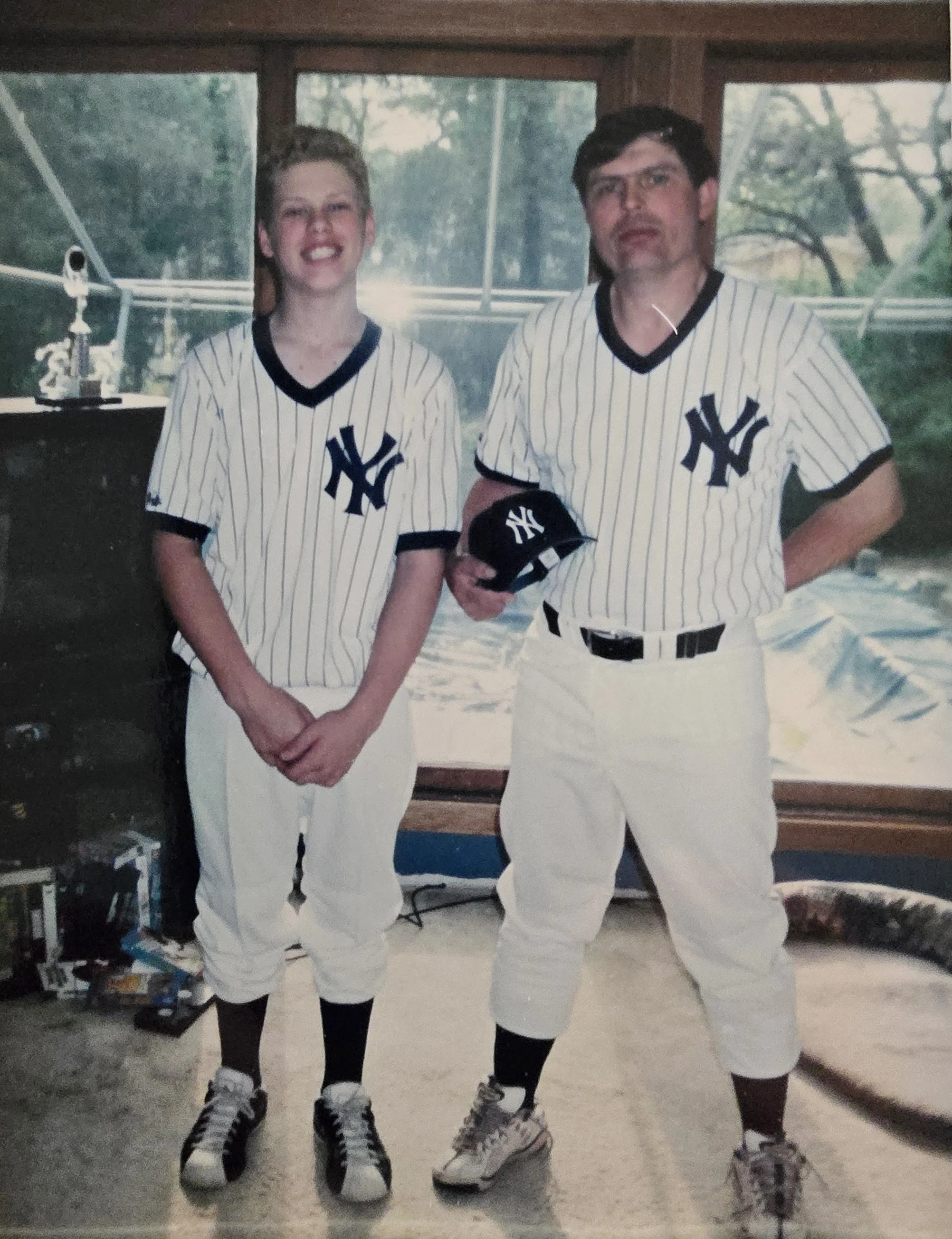 Chapter 6: CJ Ahrens with Coach Ahrens Summer of 2000 - Yankees League Champs, 18-1-1