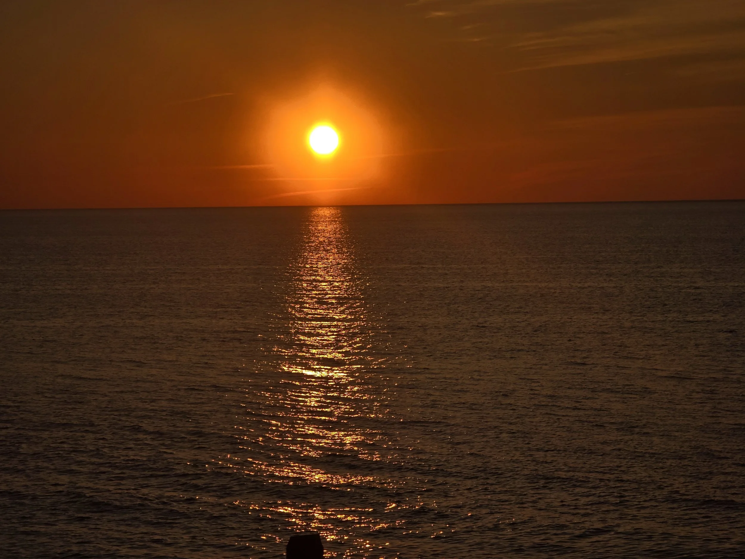 Pathway to Another Level - I took this at Lake Erie State Park on a beautiful night in June. After 48 years of marriage the beautiful Carol Ahrens told me we are going to do something I like. CAMPING! So we bought a camper that we pull around. I real