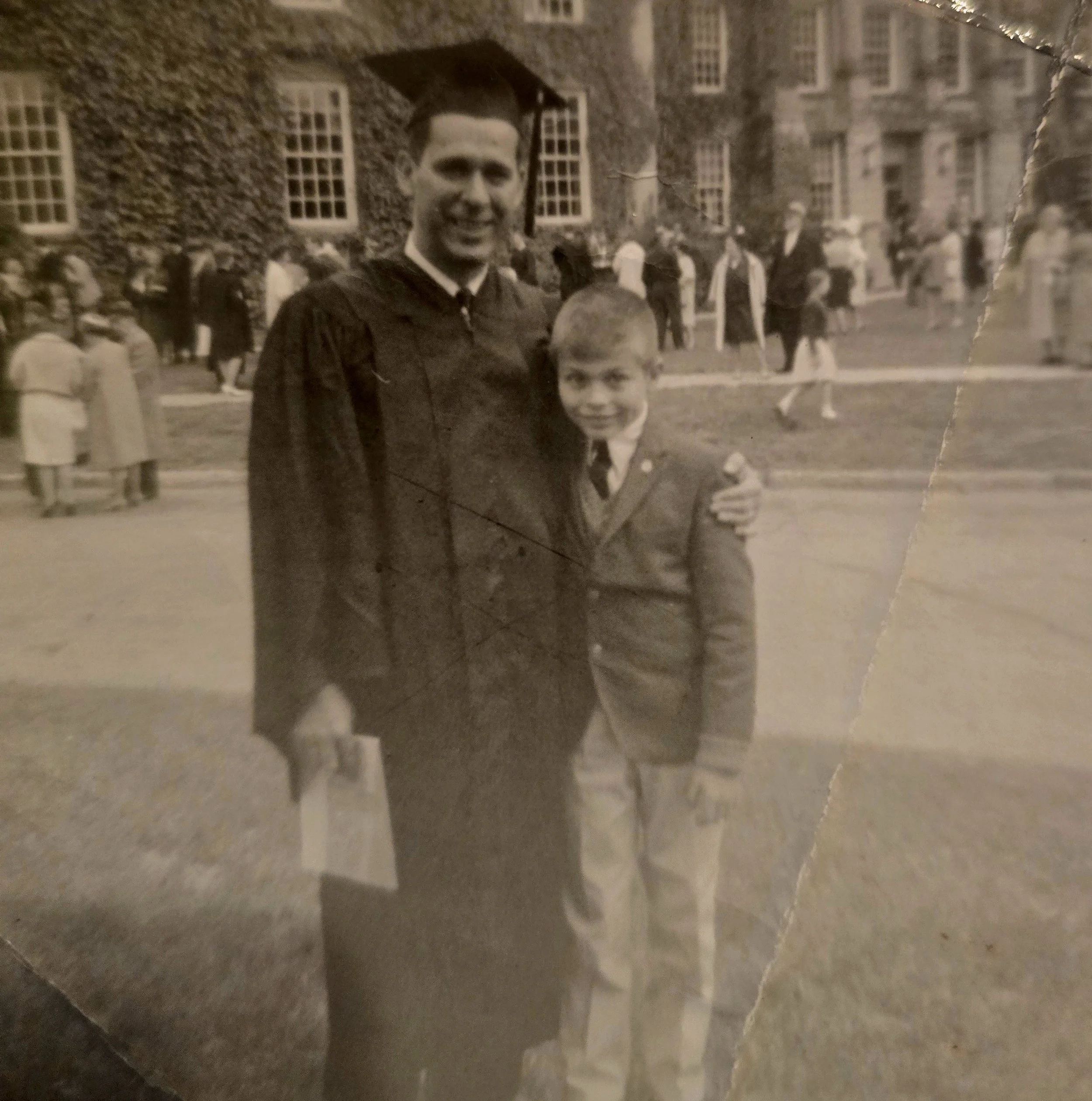 My Father's Graduation - University at Buffalo, 1964. Road Blocks early in life don't last forever.
