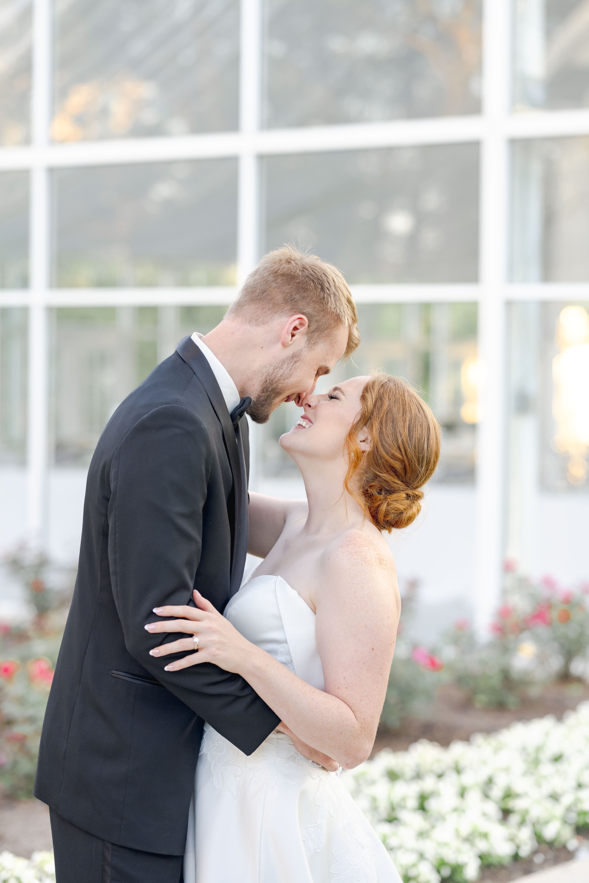 Bride with natural bridal hair and makeup in Milwaukee, Wisconsin