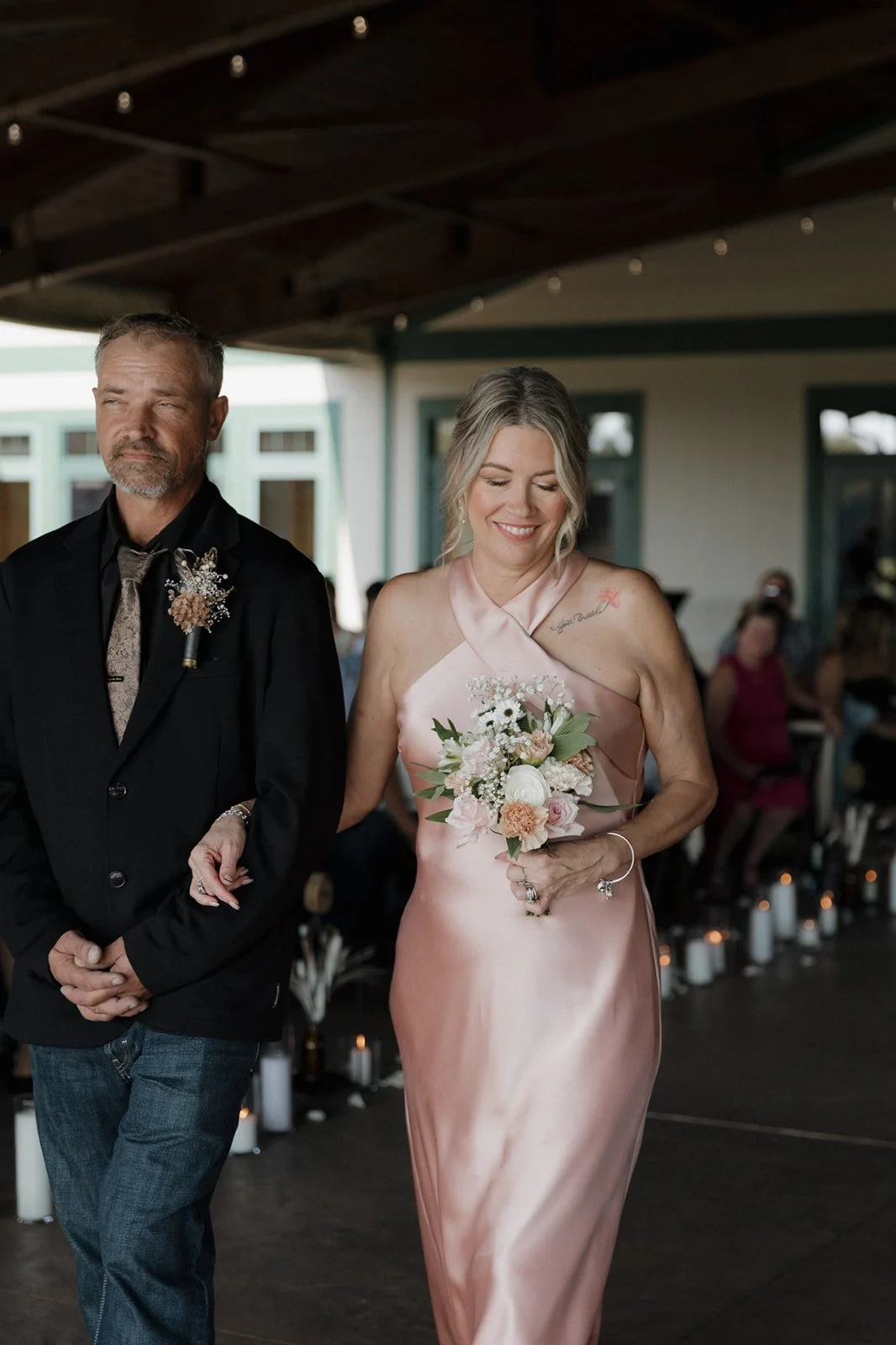 Elegant bridal updo and natural wedding makeup in southeastern Wisconsin