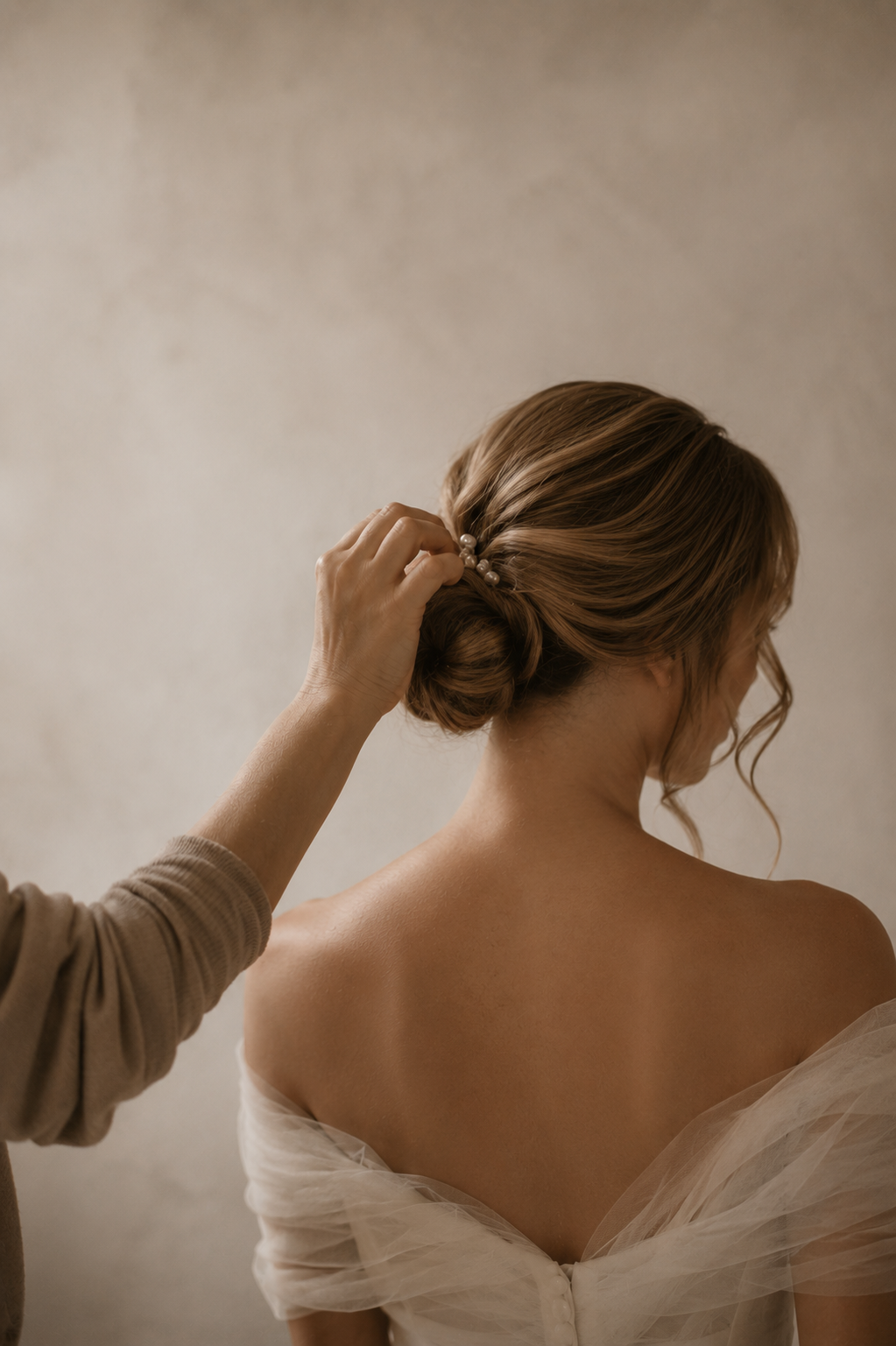 Elegant bridal portrait showcasing natural bridal beauty. Milwaukee Bridal Hair & Makeup