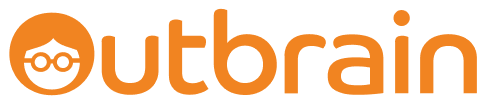 Outbrain logo with orange icon and text
