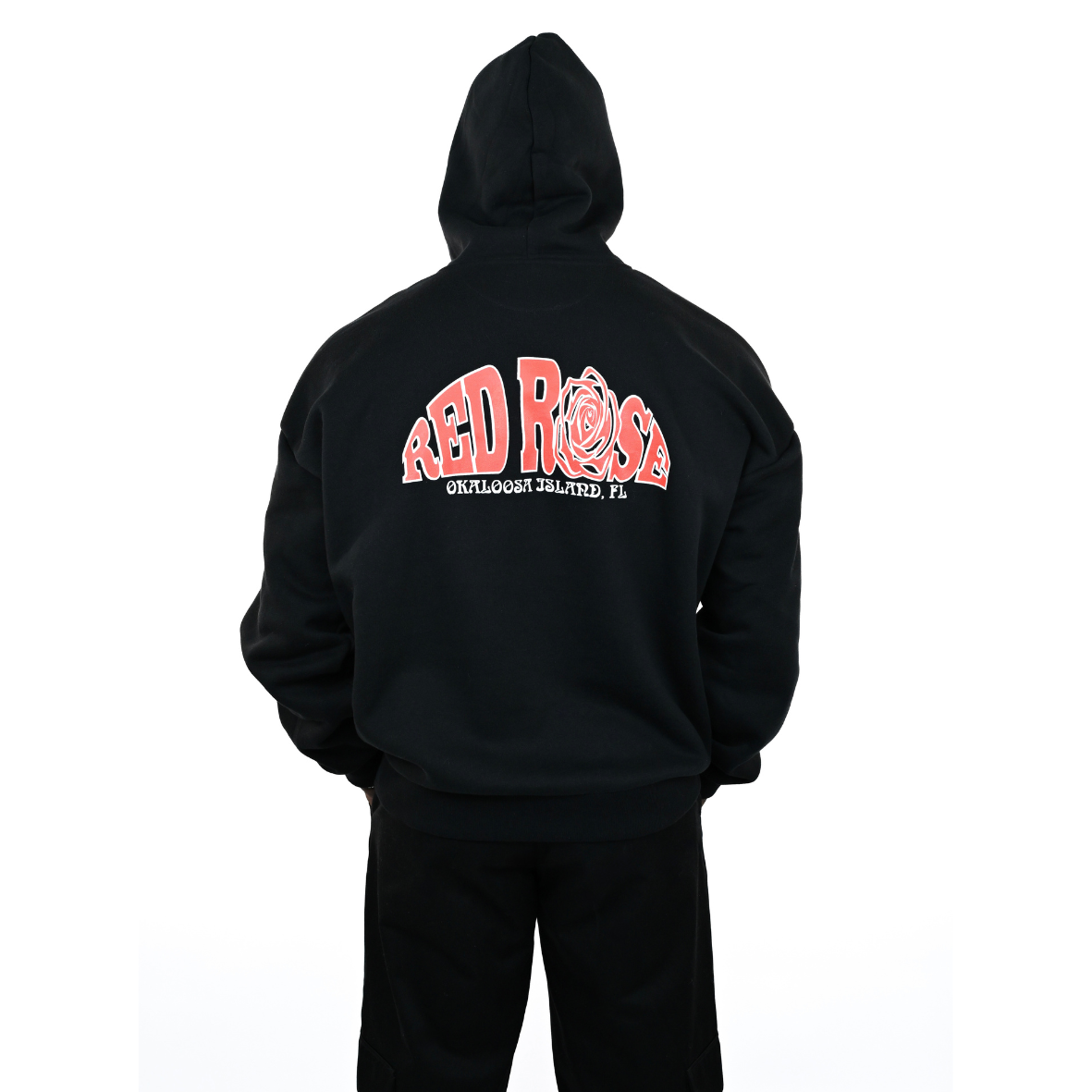 Cash's Liquors hoodie merch back view