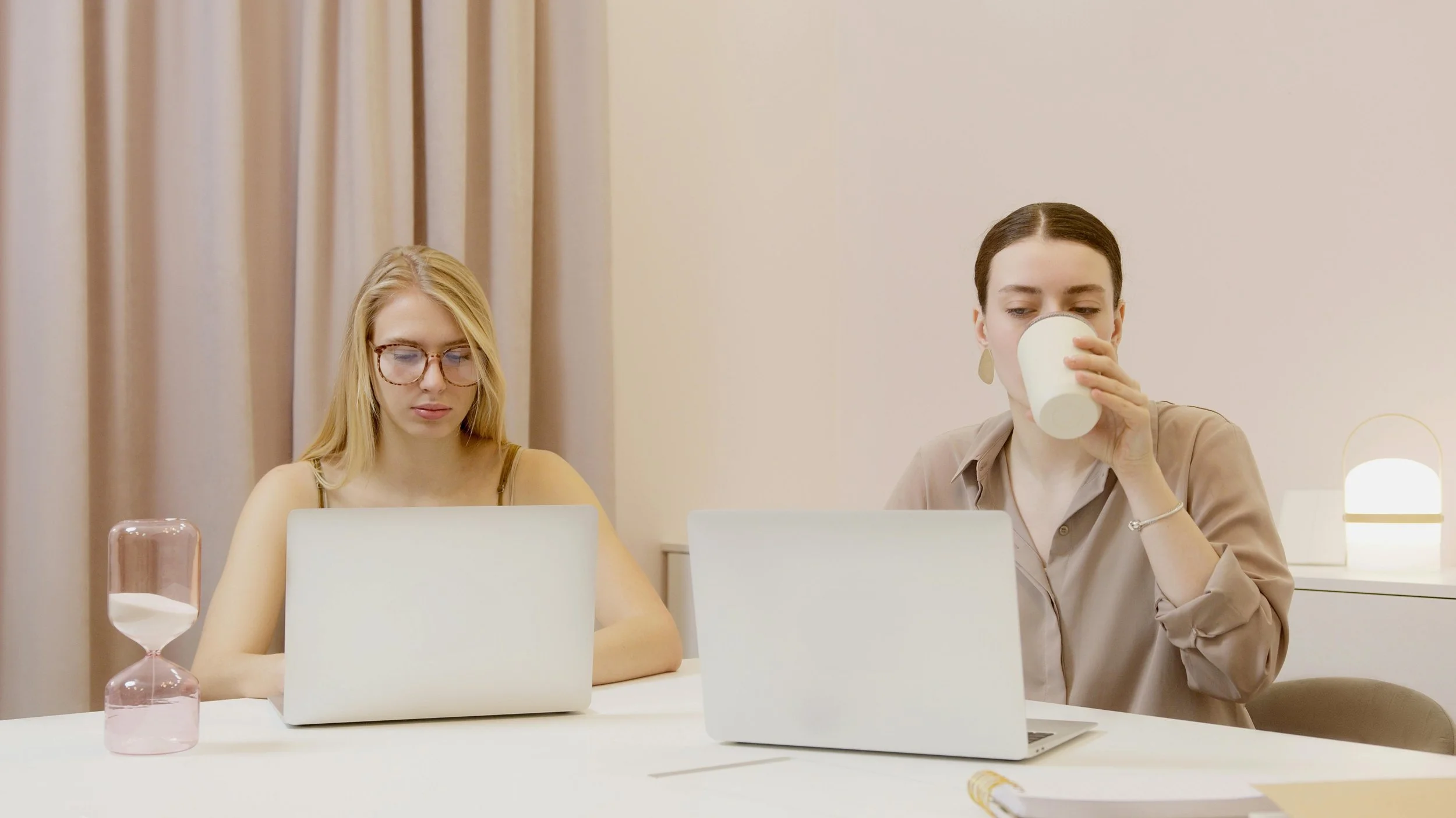 Creative professionals collaborating on brand strategy and digital marketing planning