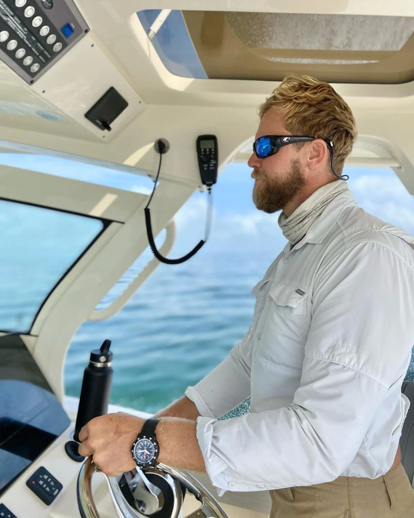 A private captain delivering a yacht in south carolina