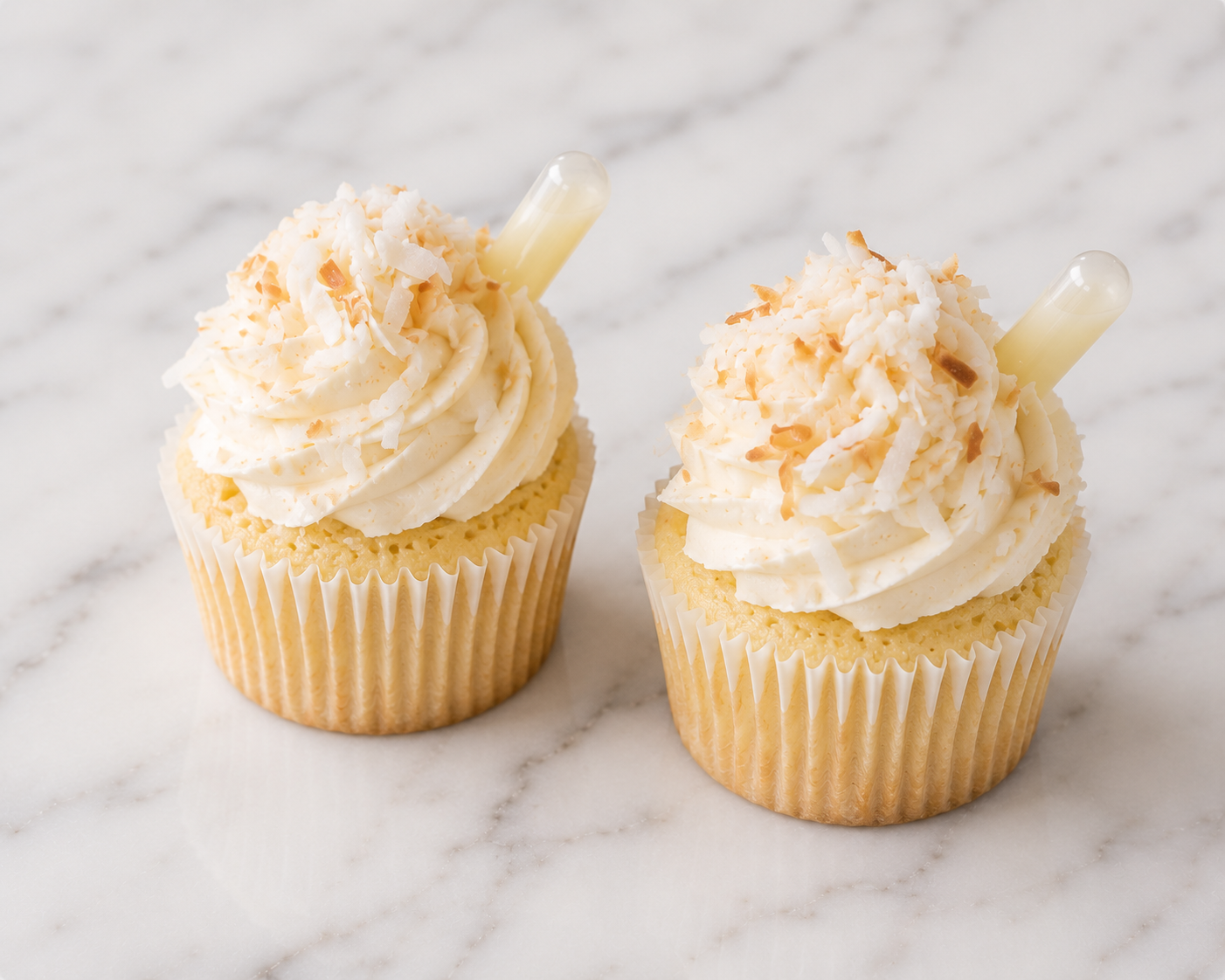 Coconut Cream Cupcakes
