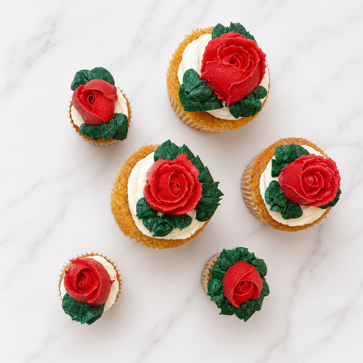 Rose Garden Cupcakes