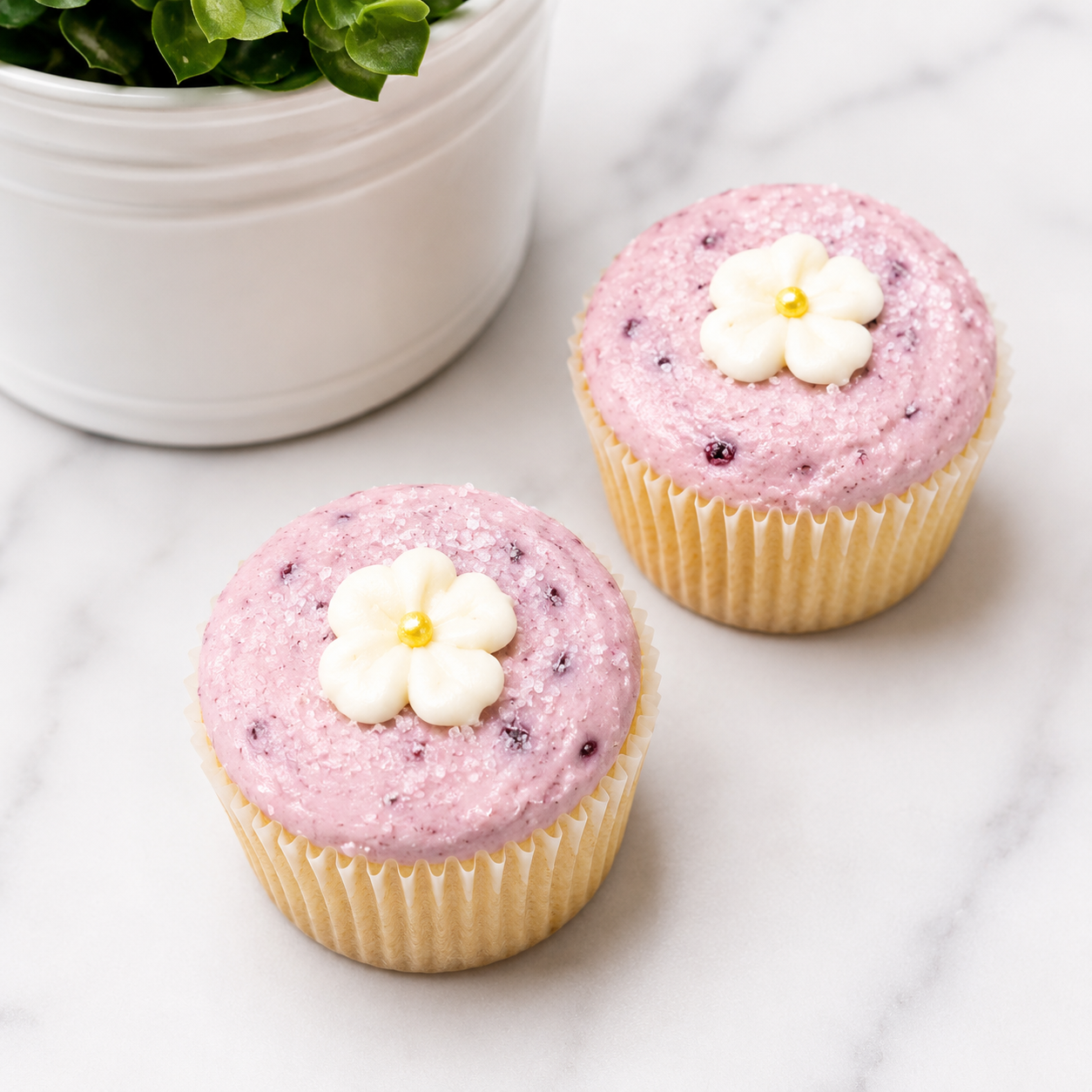 Lemon Blueberry Cupcakes