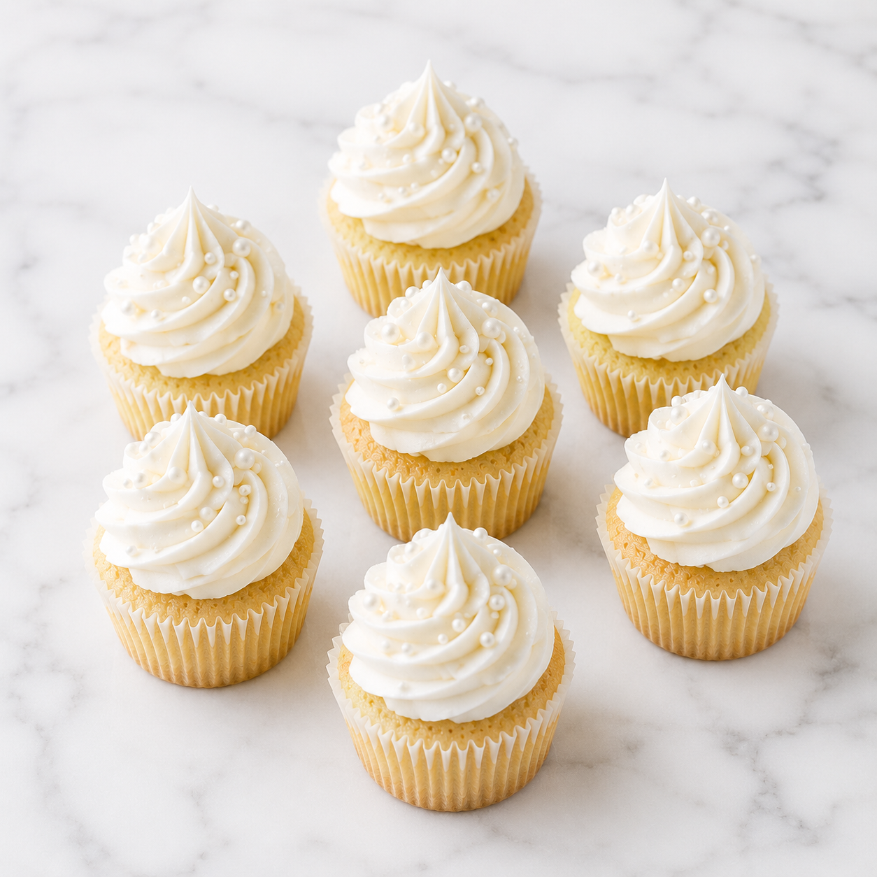 Classic Vanilla Cupcakes