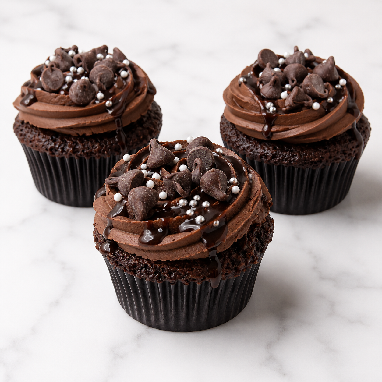 Chocolate Ganache Cupcakes