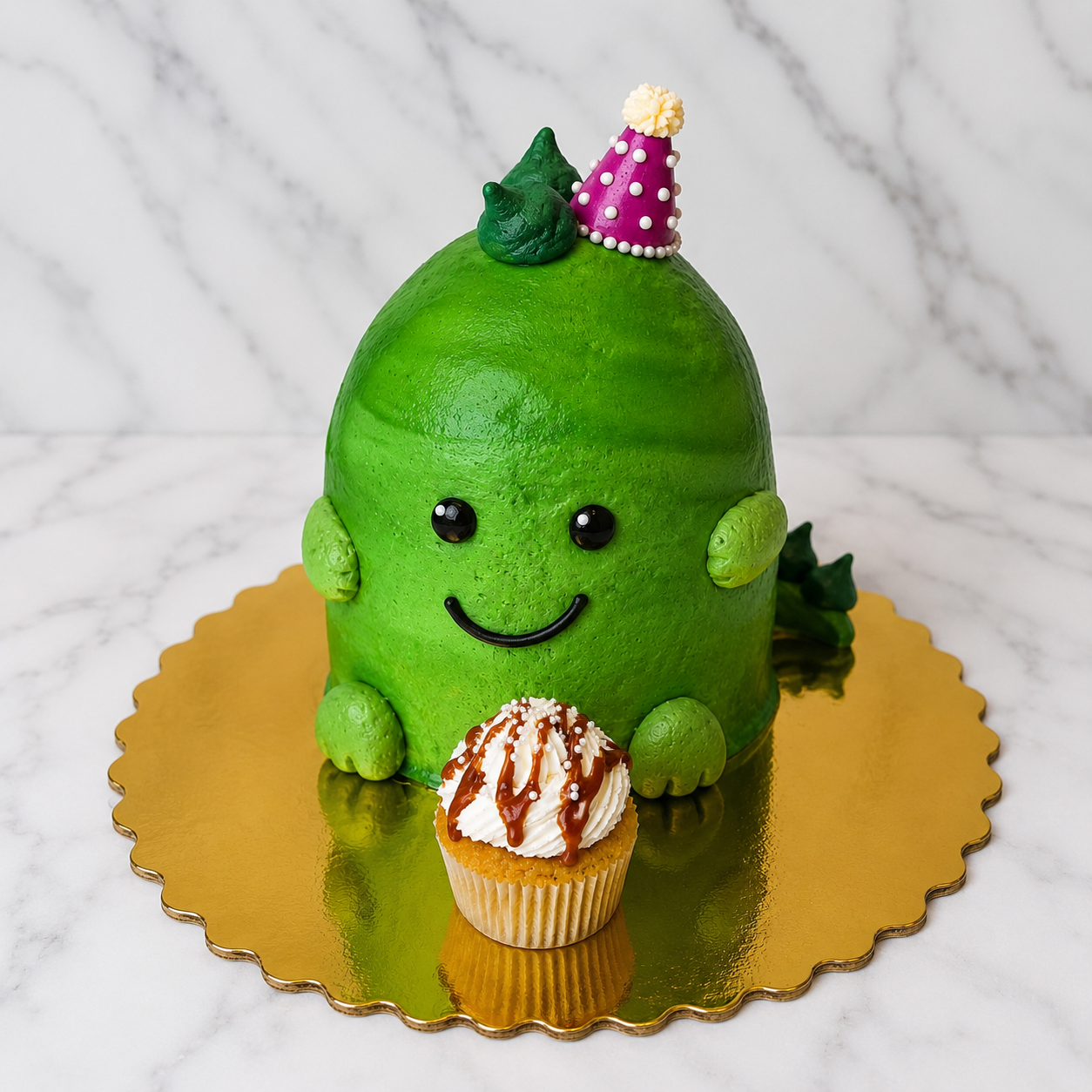 Dinosaur Smash Cake