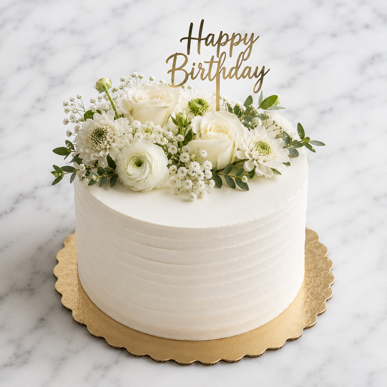 Flower Birthday Cake