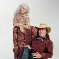 Dusty with Indian Joe — her guitar teacher, collaborator, The LoveNotes lead guitarist, and an early believer in the music she was meant to make.