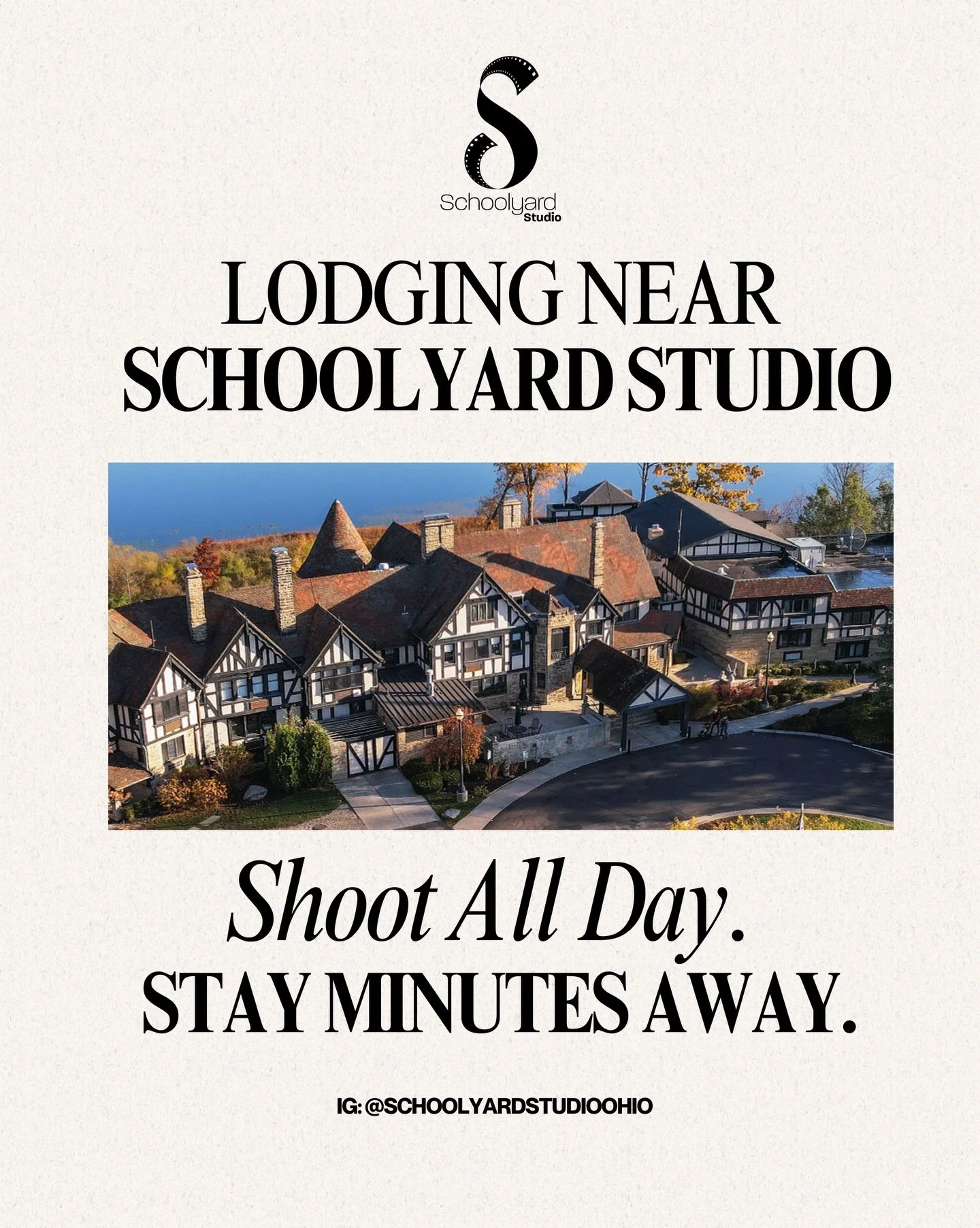 When you film with Schoolyard Studio, your stay is just as seamless as your shoot. We&rsquo;ve rounded up our top picks for nearby lodging for cast, crew, and clients &mdash; all close enough to keep your production moving and your team recharged.
Sc