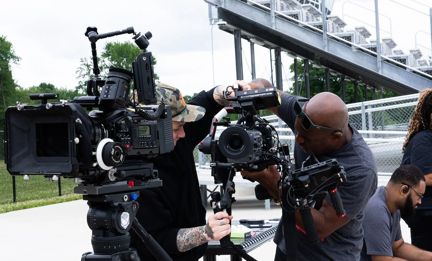 Shoutout to camera crew! Possessing skills that make you both techie and creative, we admire you and are so grateful for the hard work and talent you have! 

Schoolyard Studio is dedicated to supporting filmmakers and projects of all scales and sizes