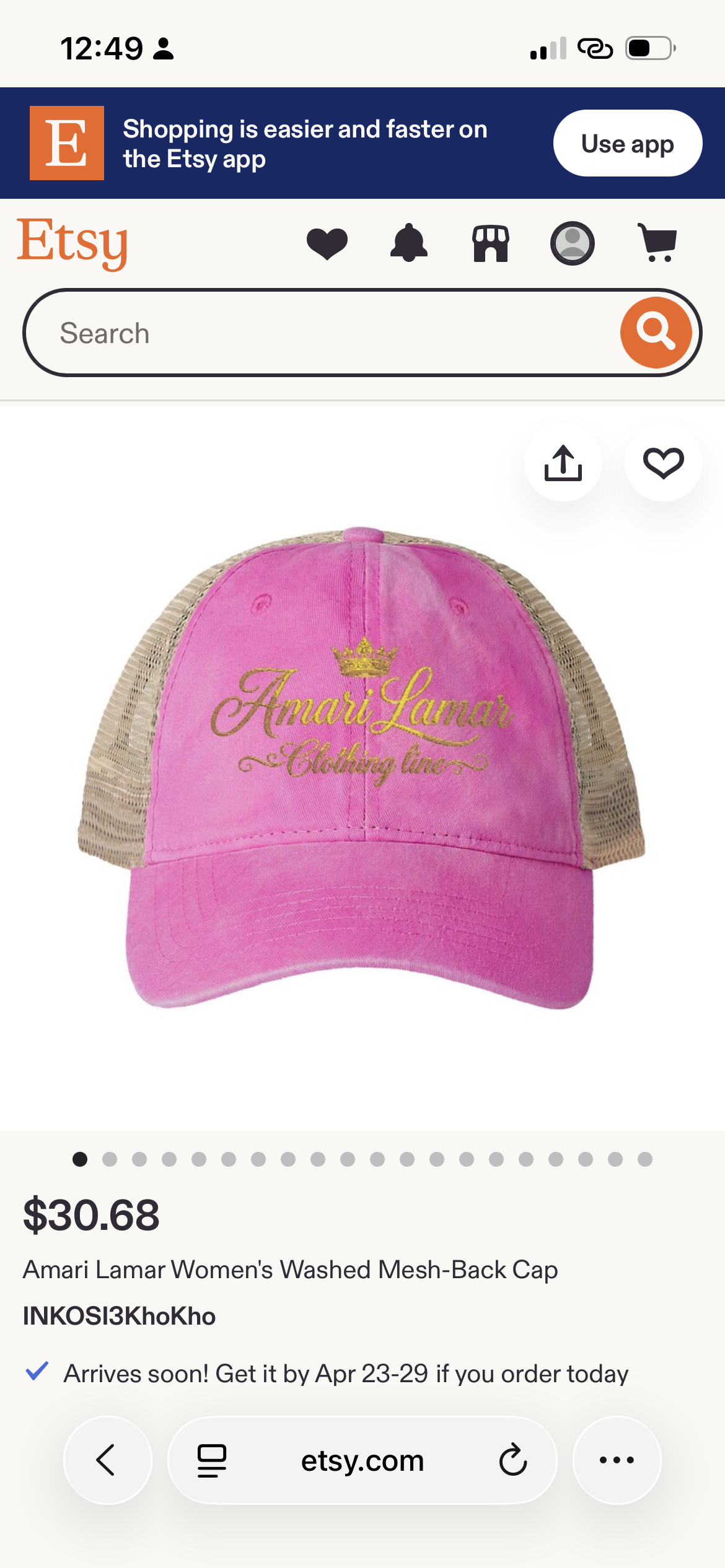 AMARILAMAR Baseball Cap