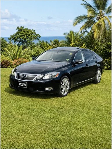 black sedan car - st lucia taxi