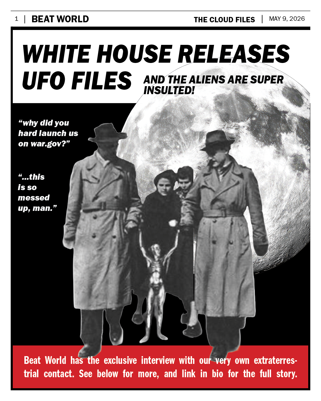White House releases UFO files