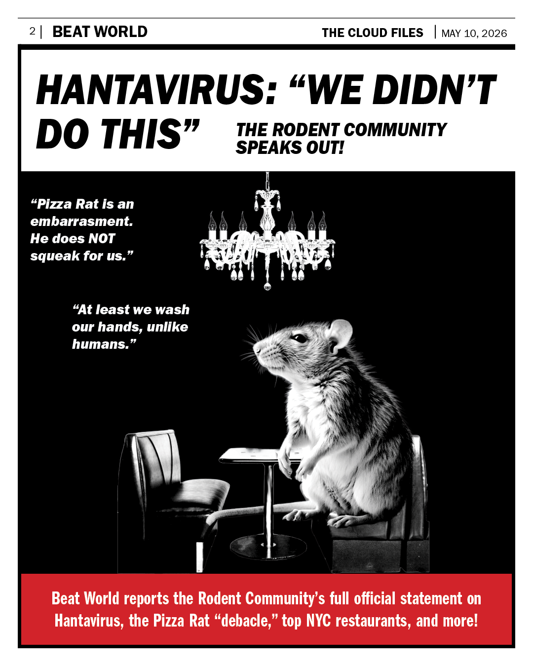 Hantavirus: “We didn’t do this”
