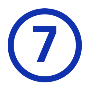 Step seven icon