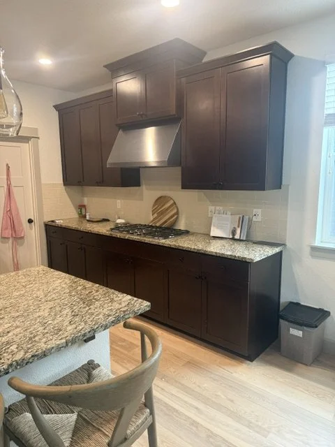 The kitchen was big. It still couldn’t hold us.