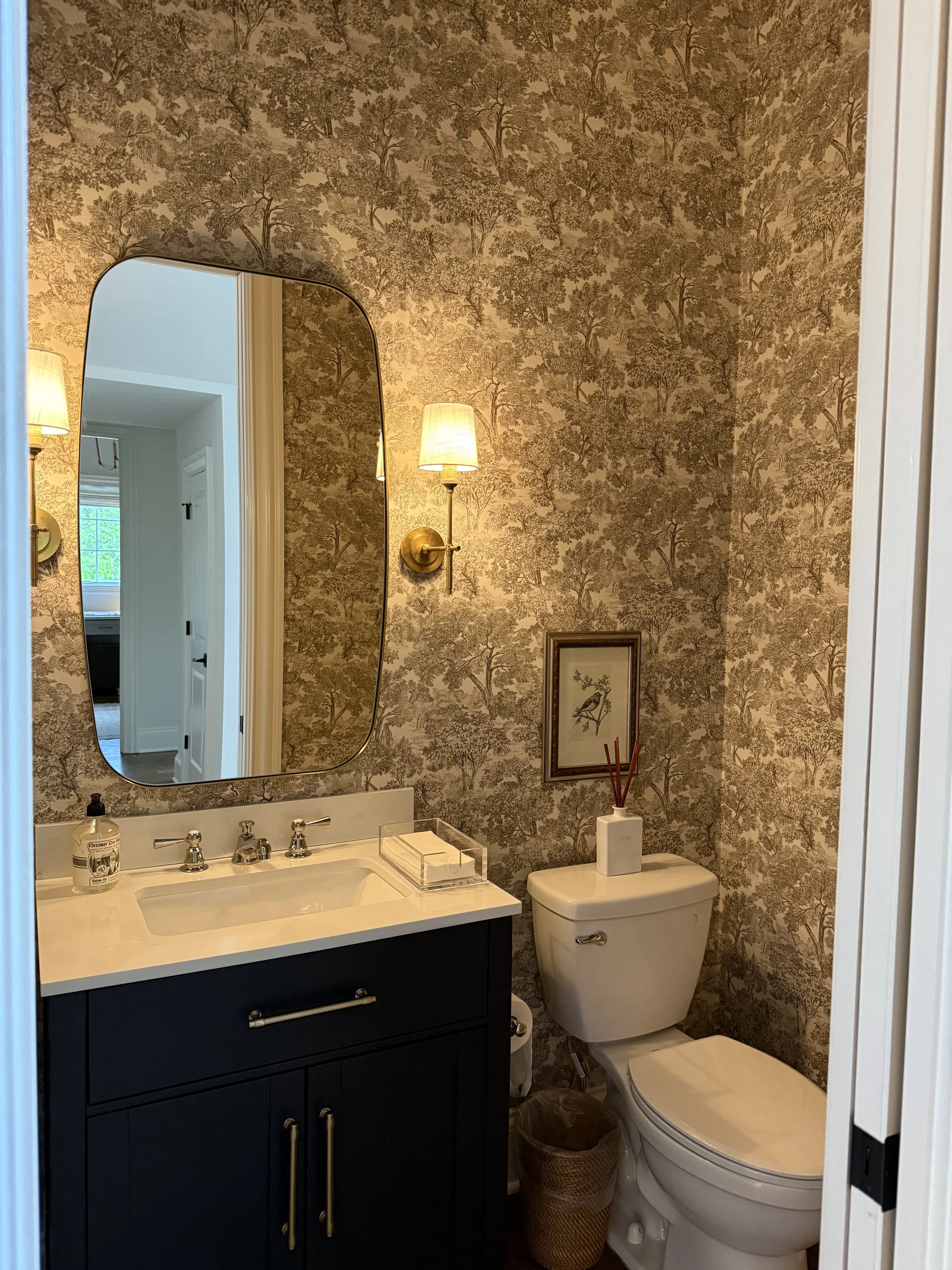A beautiful room that wasn’t finished yet.