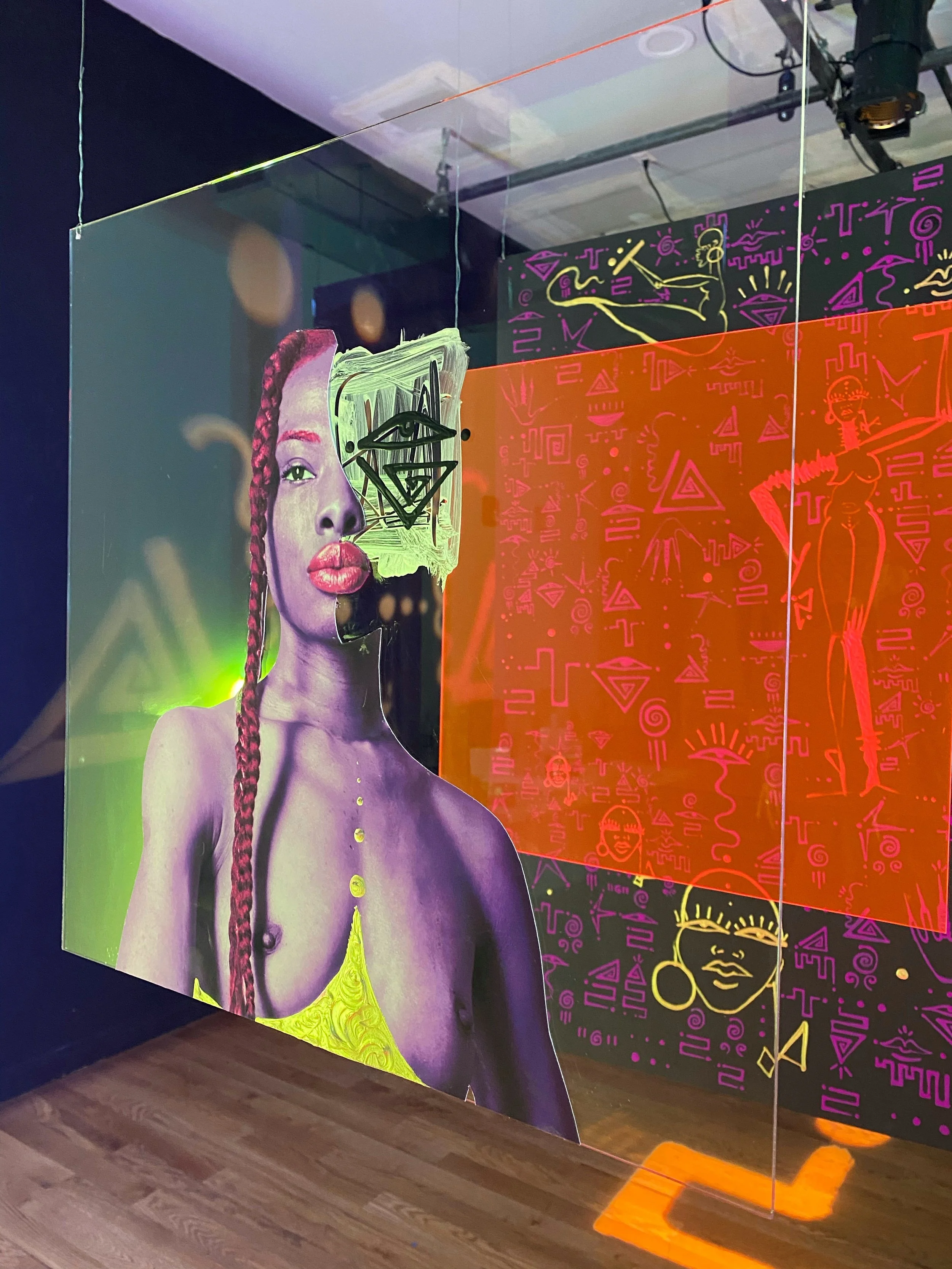 Nichole was invited by lighting designer Itohan Edoloyi to join her residency at JACK, brooklyn.