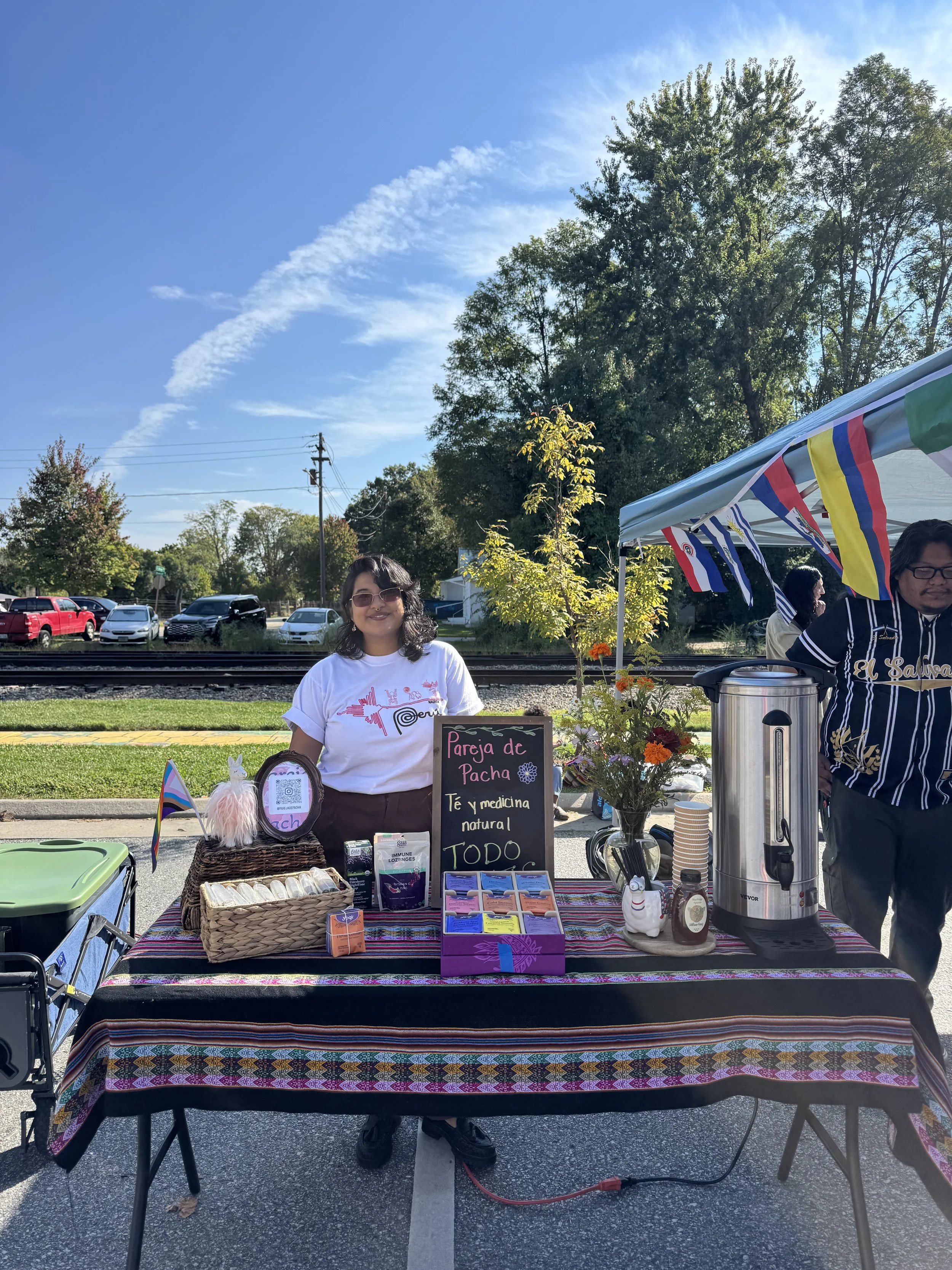 Tabling at the Hendersonville Heritage Festival