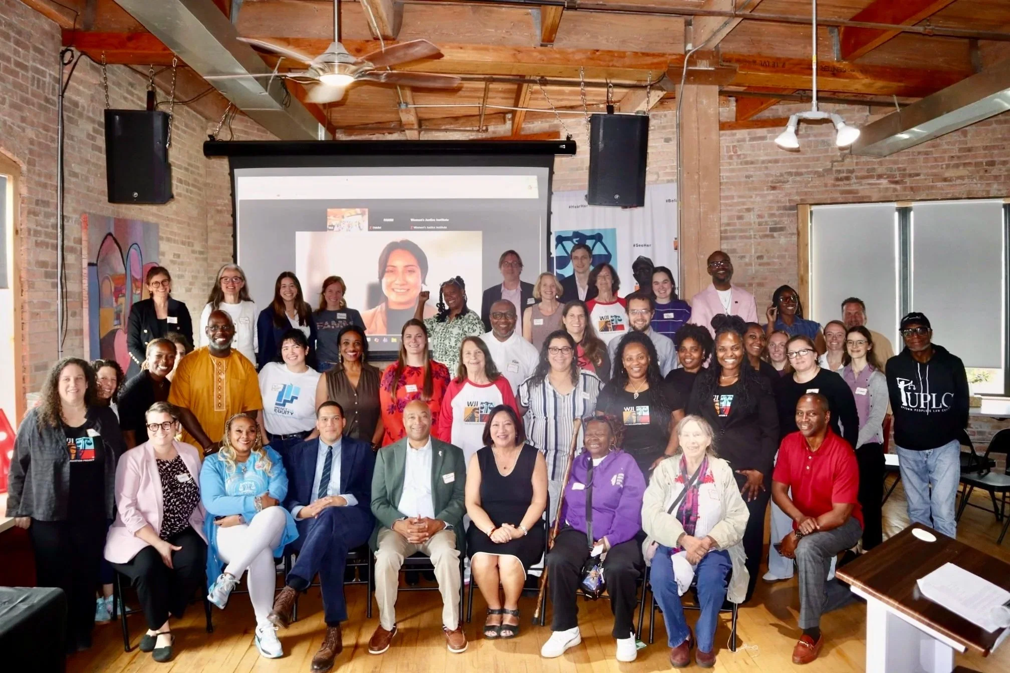 Fantastic turnout for our hybrid event hosted by the Women's Justice Institute Reclamation Center!