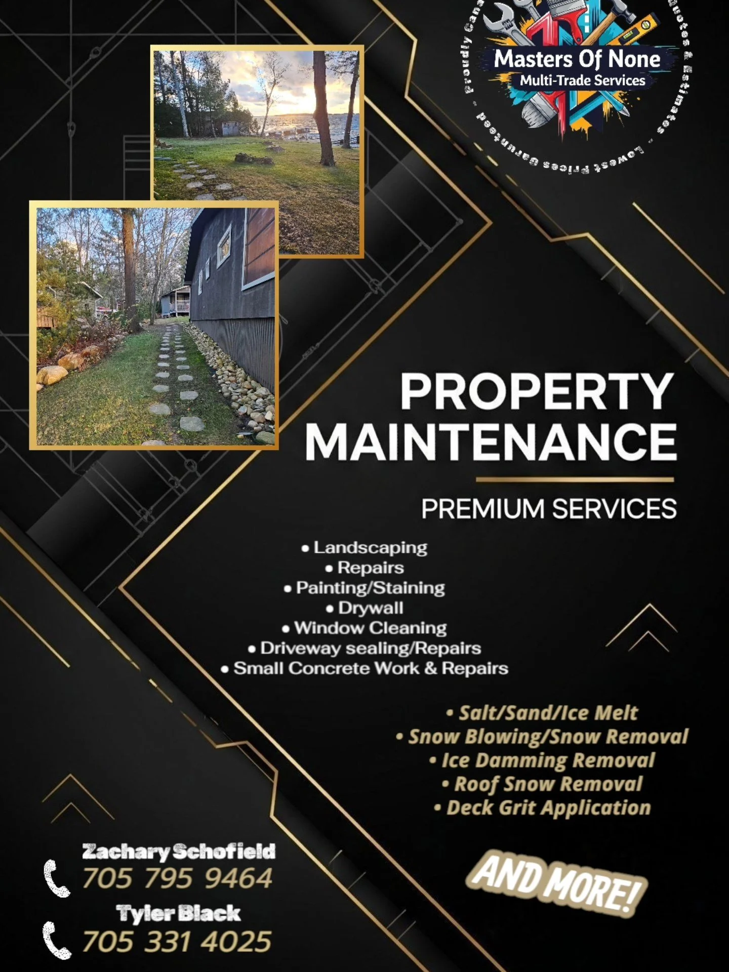 Greetings Muskoka &amp; Surrounding Areas!

Today we would love to book in some seasonal (weekly or bi-weekly) properties to maintain. Looking for people in the areas of;

&bull; North Bay
&bull; Parry Sound
&bull; Bracebridge/Gravenhurst
&bull; Hunt