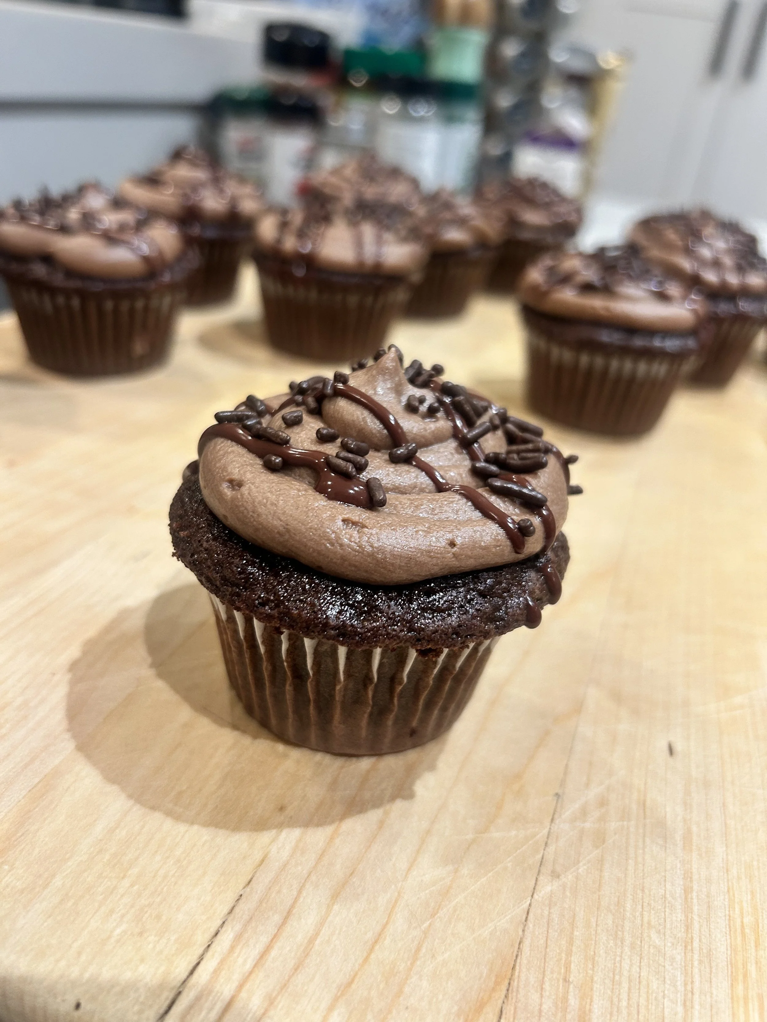 Chocolate Ganache Cupcakes