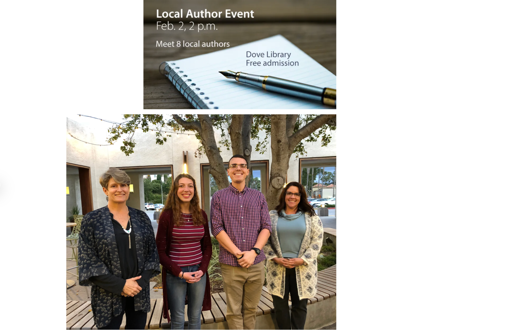 Local Author Event at the Carlsbad City Library, CA, on February 2, 2020 