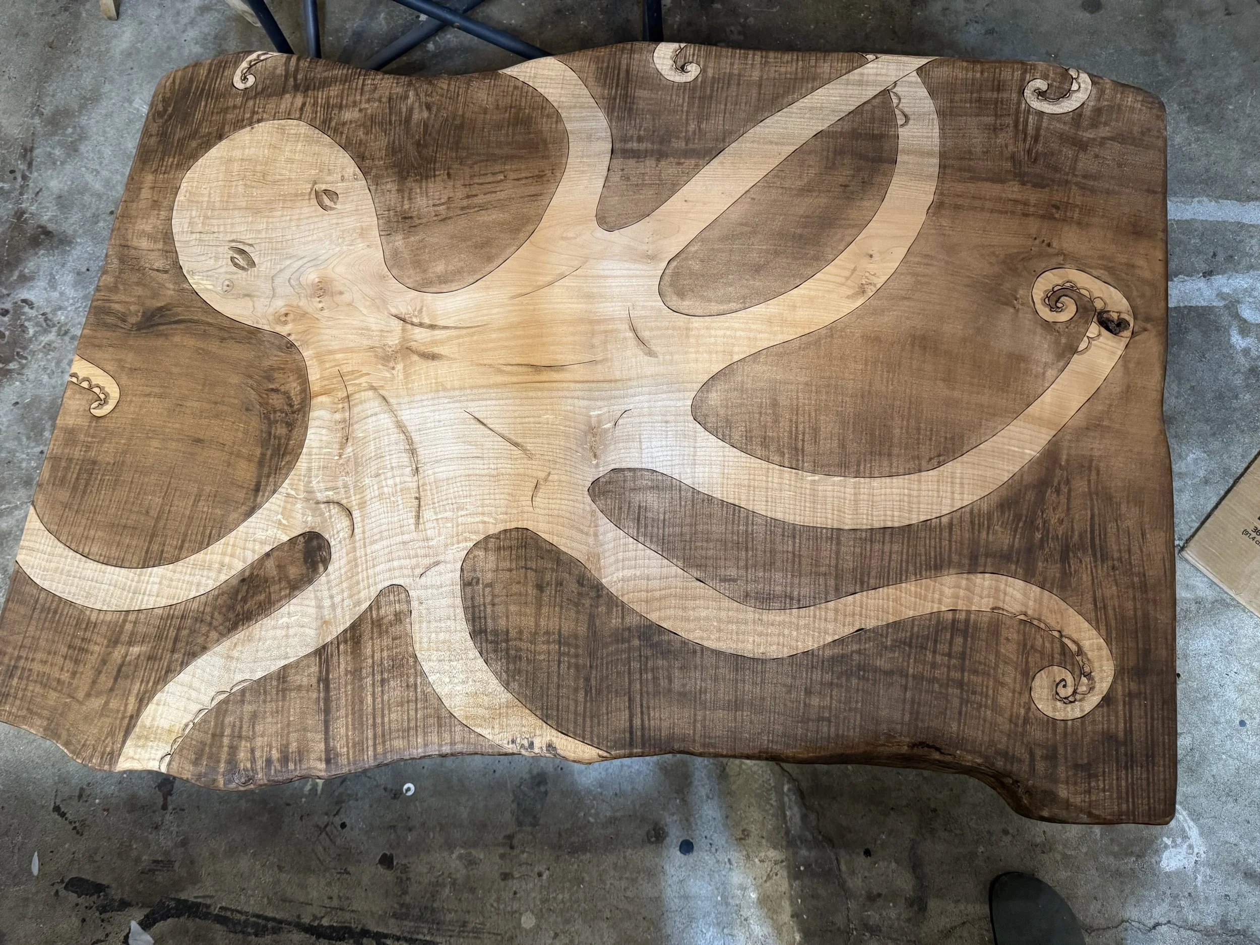 Custom Octopus Coffee Table
