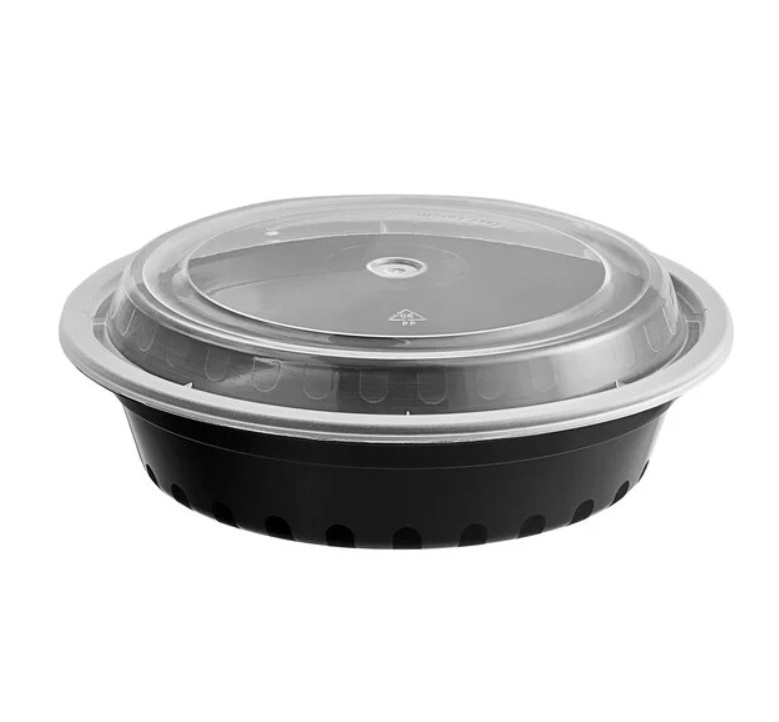 Round Microwavable Combo Container
