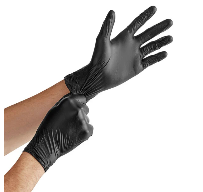 Black Nitrile Gloves