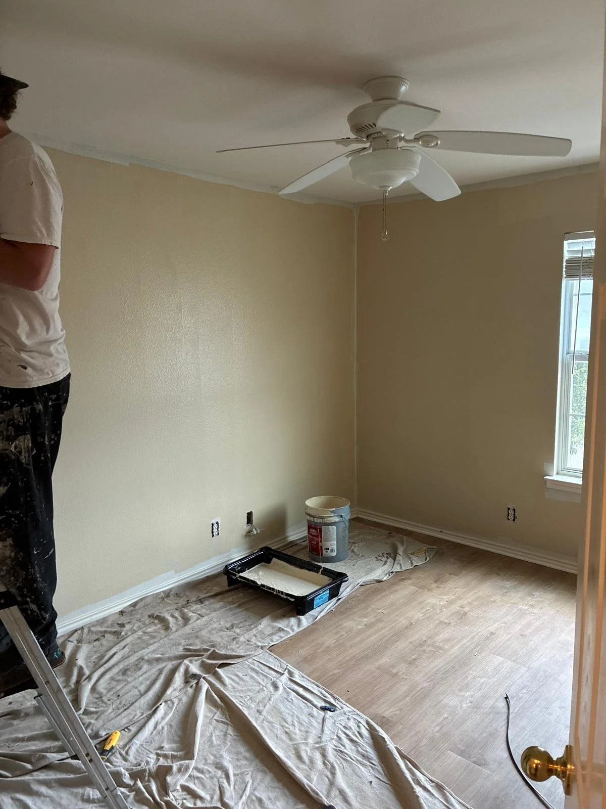 Makeready room in process.jpg