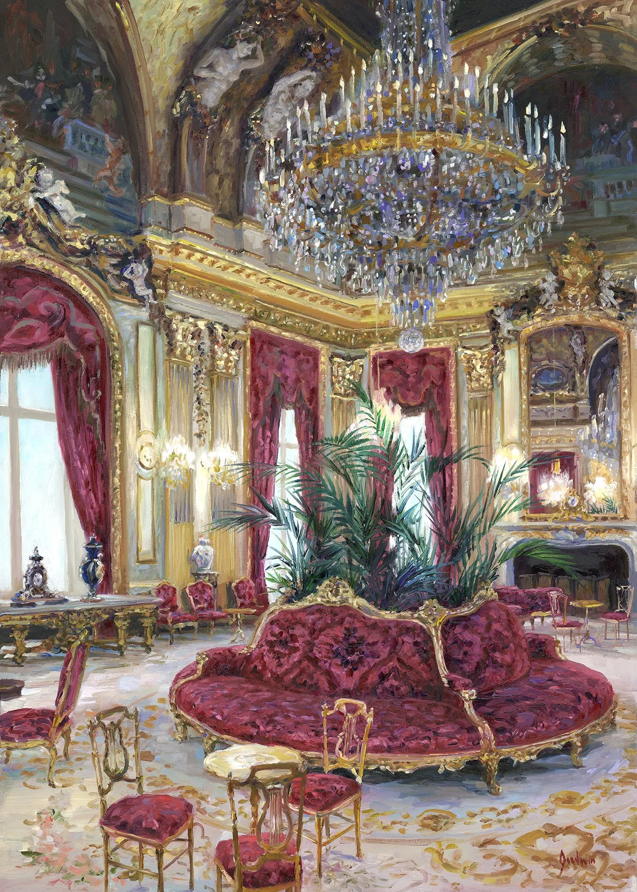 Grand Salon at the Louvre