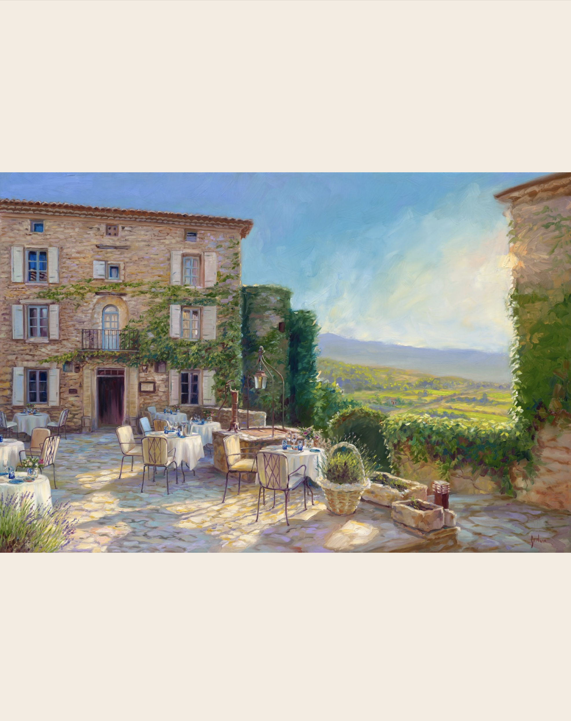 Summer Glow at Crillon le Brave, France 20 x 30 inches