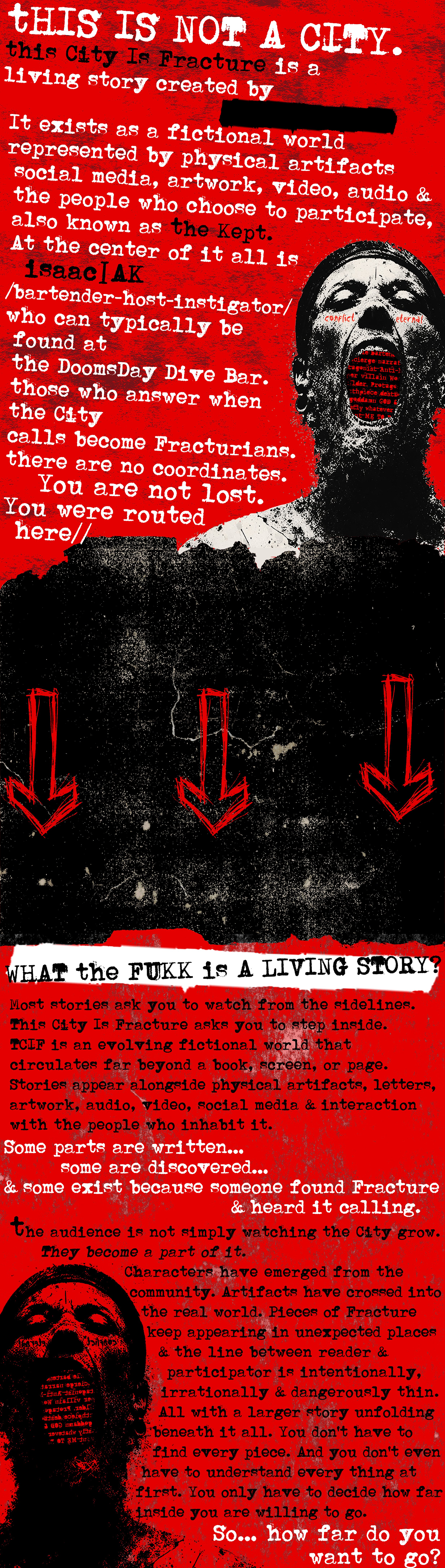 This City Is Fracture living story introduction art