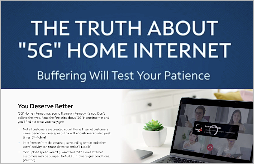 Truth About 5G Landing Page