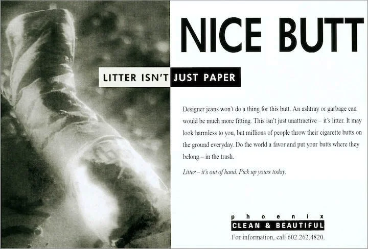 Anti-Litter Print Ads