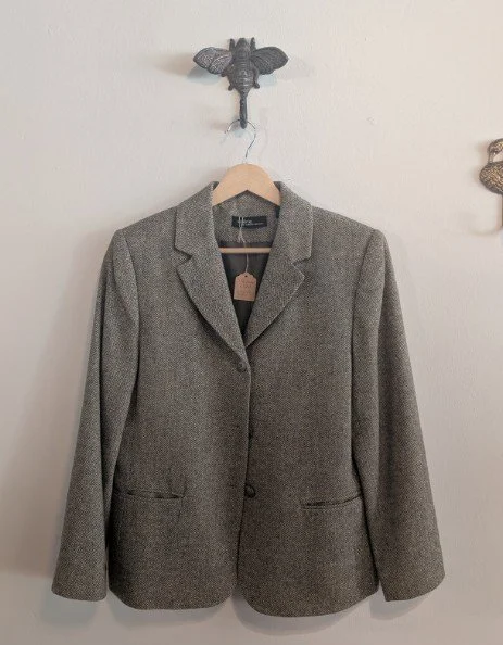 valerie by Valerie Stevens Silk/wool blend blazer