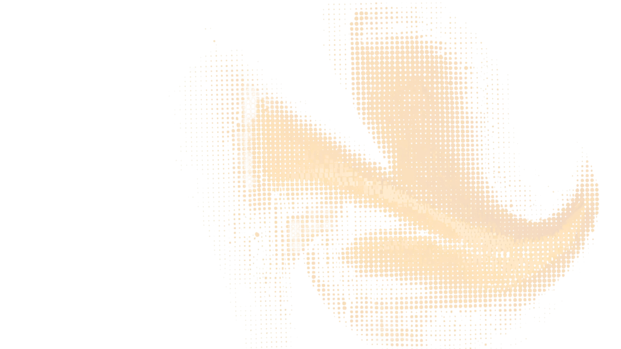 The image depicts a pixelated and distorted visual of a face, rendered in a pop art style with halftone dots and vibrant colors.