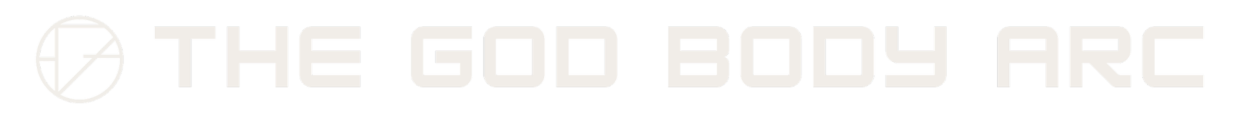 Logo with the text "The God Body Arc" displayed prominently.