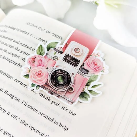 Retro Camera Bookmark -  Magnetic