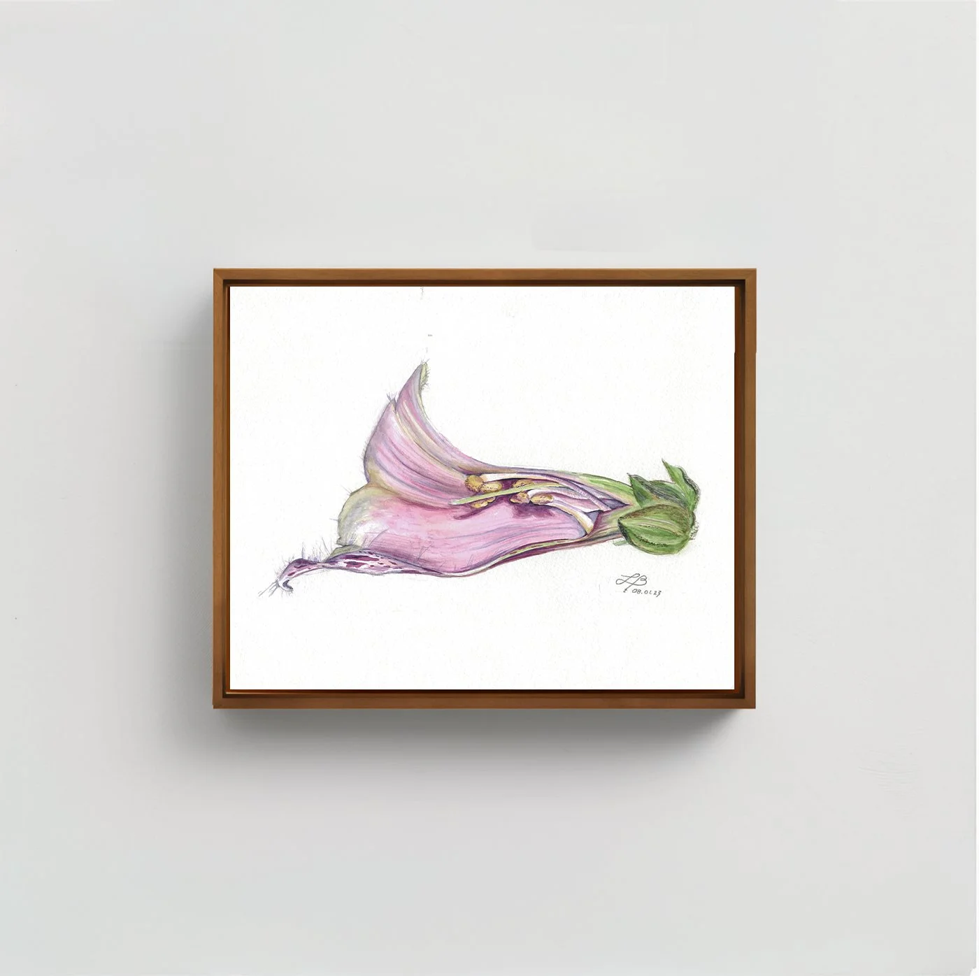 Foxglove | Watercolor on Paper | 9 x 12 inches